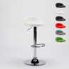 Tabouret haut de bar et cuisine en similicuir chromé Baltimora Caractéristiques