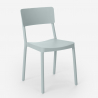 Ensemble Table Carrée 70x70cm Noire et 2 Chaises Extérieur Design pour jardin bar restaurant Regas Dark 