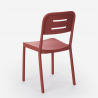 Ensemble Table Carrée Beige Polypropylène 70x70cm et 2 Chaises Design pour jardin restaurant bar Larum 