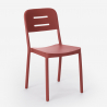 Ensemble Table Carrée Beige Polypropylène 70x70cm et 2 Chaises Design pour jardin restaurant bar Larum 