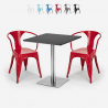 Horeca set met 2 stoelen en salontafel 70x70 cm Starter Silver Catalogus