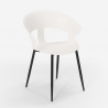 Ensemble 4 Chaises et 1 Table 80x80cm Industriel Design Moderne Restaurant Cuisine Maeve Dark 