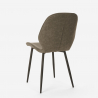Industriële set met tafel 80x80 cm met 4 kunstleren design stoelen Wright Light Aankoop