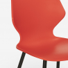 ensemble 4 chaises table rectangulaire 120x60cm design industriel bantum 