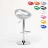 Tabouret de bar et cuisine réglable en hauteur pivotant avec repose-pieds Hollywood Offre