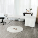 Table de massage pliante en aluminium portable 2 zones 210 cm Shiatsu Vente