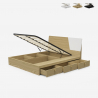 Modern design tweepersoonsbed met opbergruimte 160x200 cm Steyr King 