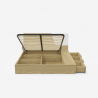 Modern design tweepersoonsbed met opbergruimte 160x200 cm Steyr King 