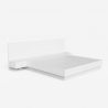 Modern design tweepersoonsbed 160x190 cm met opbergruimte en 2 nachtkastjes Schwaz Korting