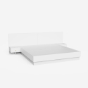 Modern design tweepersoonsbed 160x190 cm met opbergruimte en 2 nachtkastjes Schwaz Kortingen