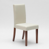 Chaise de cuisine et restaurant rembourrée en bois style henriksdal Comfort Luxury 