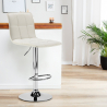 Tabouret de bar et cuisine moderne en similicuir design Phoenix Réductions