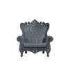 Fauteuil pour enfants design moderne en plastique Little Queen Of Love Slide 