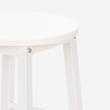 Tabouret haut bar cuisine design industriel bois métal repose-pieds Tamm Prix