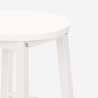 Tabouret haut bar cuisine design industriel bois métal repose-pieds Tamm Prix