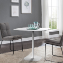Modern design eettafel 80x80 cm Circumdo Korting