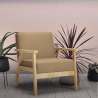 Scandinavische vintage design fauteuil met armleuningen Uteplass Model