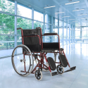 Rolstoel met opklapbare beensteun voor gehandicapten en ouderen Peony Kortingen