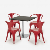 horeca salontafel set bar keuken restaurants 90x90cm 4 stoelen heavy Kosten