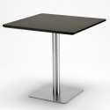 ensemble table horeca 90x90cm bar restaurant cuisine 4 chaises style Lix heavy 
