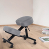 Chaise de bureau ergonomique siège assis-genoux en tissu Balancesteel Lux Réductions