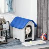 Kleine tot middelgrote hondenkennel in kunststof voor binnen en buiten Ollie Verkoop