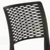 Chaise de cuisine salle à manger bar et jardin en polypropylène empilable et légère Cross Modèle