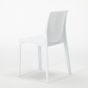 Ensemble De 4 Chaises Polypropylène Empilables et 1 Table Horeca Noire 90x90cm Yanez Black 