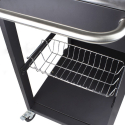 Barbecue gas RVS BBQ 4 + 1 branders spoelbak planken rek Tartara Karakteristieken