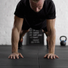 Dalle de revêtement antichoc pour salle de sport 1x1m Fit Square Indoor 