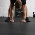 Dalle de revêtement antichoc pour salle de sport 1x1m Fit Square Indoor 