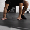 Dalle de revêtement antichoc pour salle de sport 1x1m Fit Square Indoor 