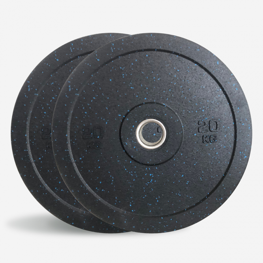 Bumper HD Dot 2 20 kg schijven rubber gewichten crosstraining Olympische halterstang