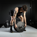 2 x disques de poids en caoutchouc 15 kg haltère olympique gym Bumper Training Choix