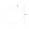 Ronde schokbestendige rubber mat diameter 50cm gym fitnes  20mm G-Mat Round Korting