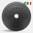 2 x 5 kg Olympische schijven lange halter crosstraining rubber Bumper HD Italy Verkoop