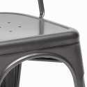 ensemble 2 chaises acier de style Lix design industriel et table ronde 70cm factotum Caractéristiques
