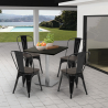 Vierkante salontafel Horeca van 60x60 cm Aanbod