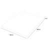 Dalle de revêtement antichoc pour salle de sport 1x1m Fit Square Indoor 