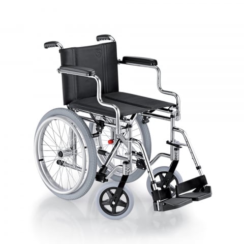 Compacte opvouwbare rolstoel voor oudere gehandicapten Panda Surace