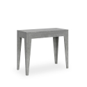 Console extensible 90x42-302cm table de salle à manger grise Isotta Concrete Offre