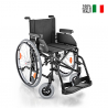 Fauteuil roulant pliant léger pour personnes âgées handicapées S13 Surace Vente