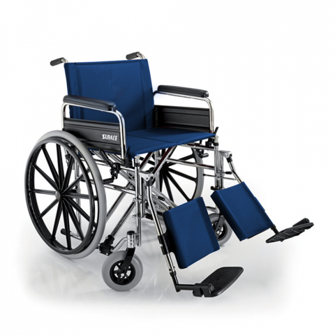 Fauteuil roulant bariatrique autopropulsé pliable pour repose-jambes handicapés 500 Bariatric Surace