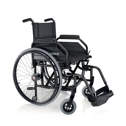 Lichtgewicht zelfrijdende opvouwbare rolstoel voor ouderen Eureka Super Surace