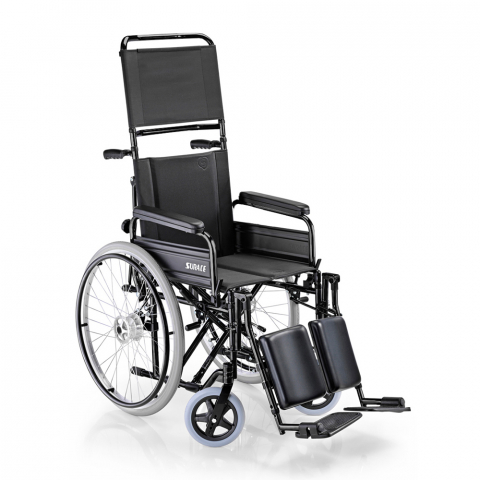 Fauteuil roulant automoteur pour personnes âgées handicapées avec dossier repose-jambes 600 Surace