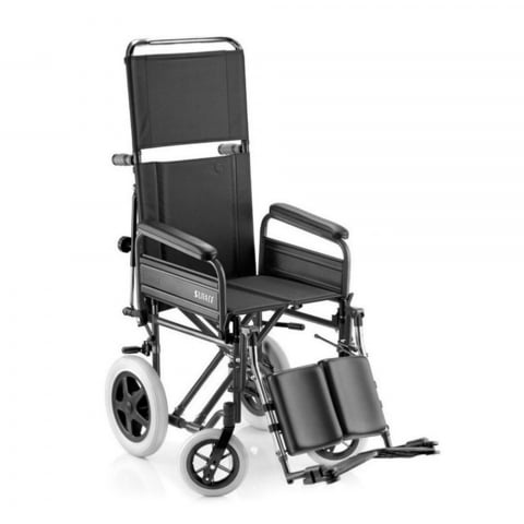 Doorvoerrolstoel voor ouderen met een handicap, beensteun en rugleuning 600 B Surace