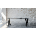 Uitschuifbare design console 90x40-300cm moderne tafel Diago Concrete Korting