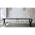 Uitschuifbare design console 90x40-300cm moderne tafel Diago Concrete Kortingen