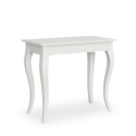 Console extensible 90x48-308cm table design classique blanche Olanda Vente