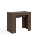 Console design extensible 90x48-204cm table à manger en bois Basic Small Noix Offre